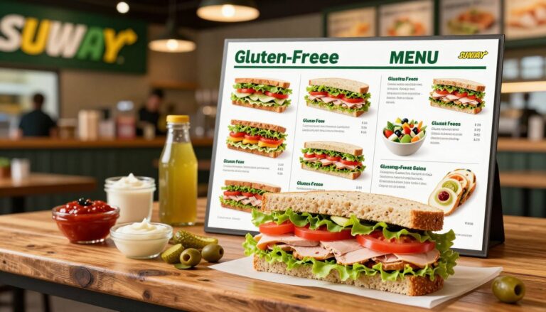 Subway Gluten Free Menu