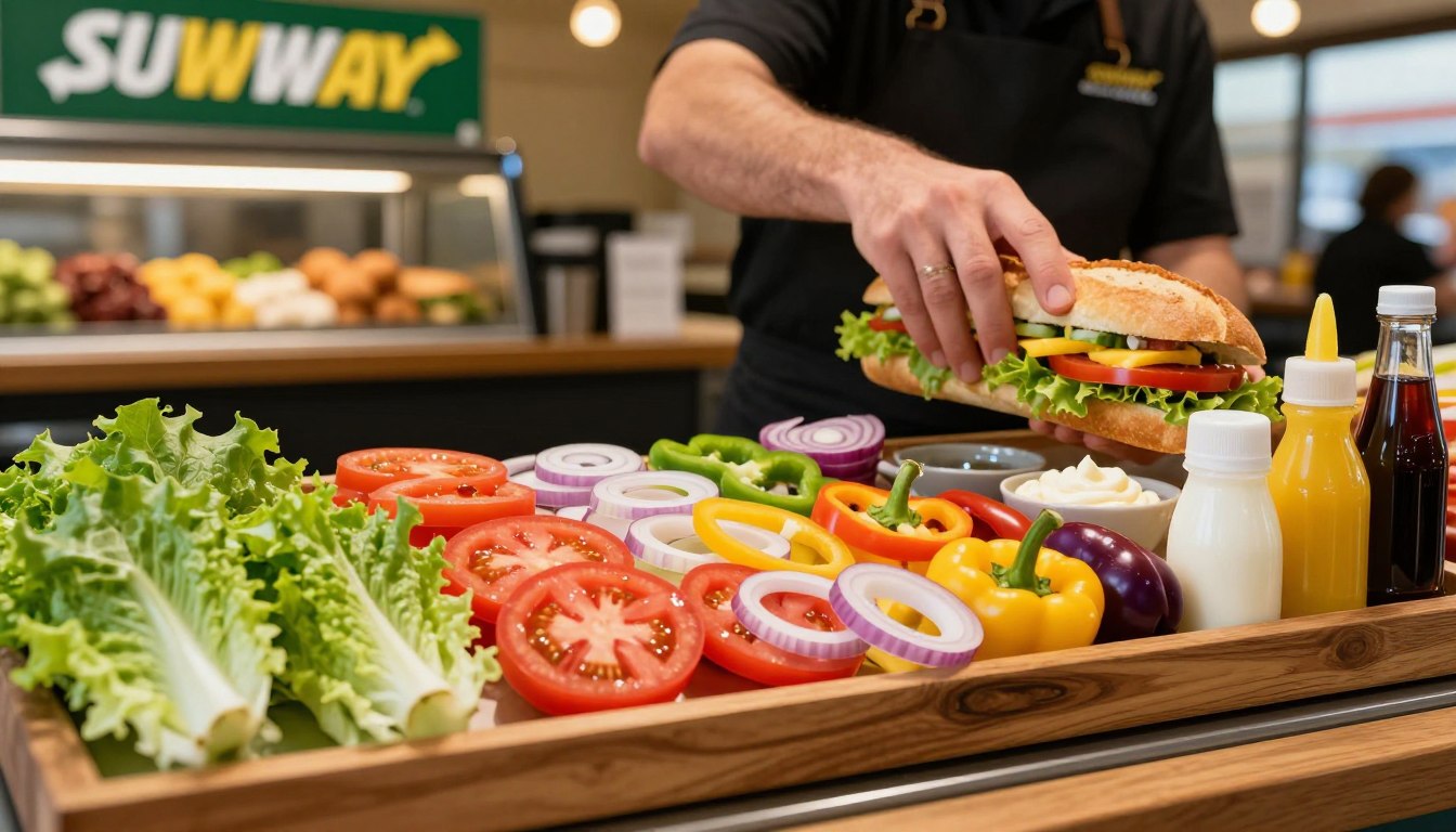 Subway Toppings Menu